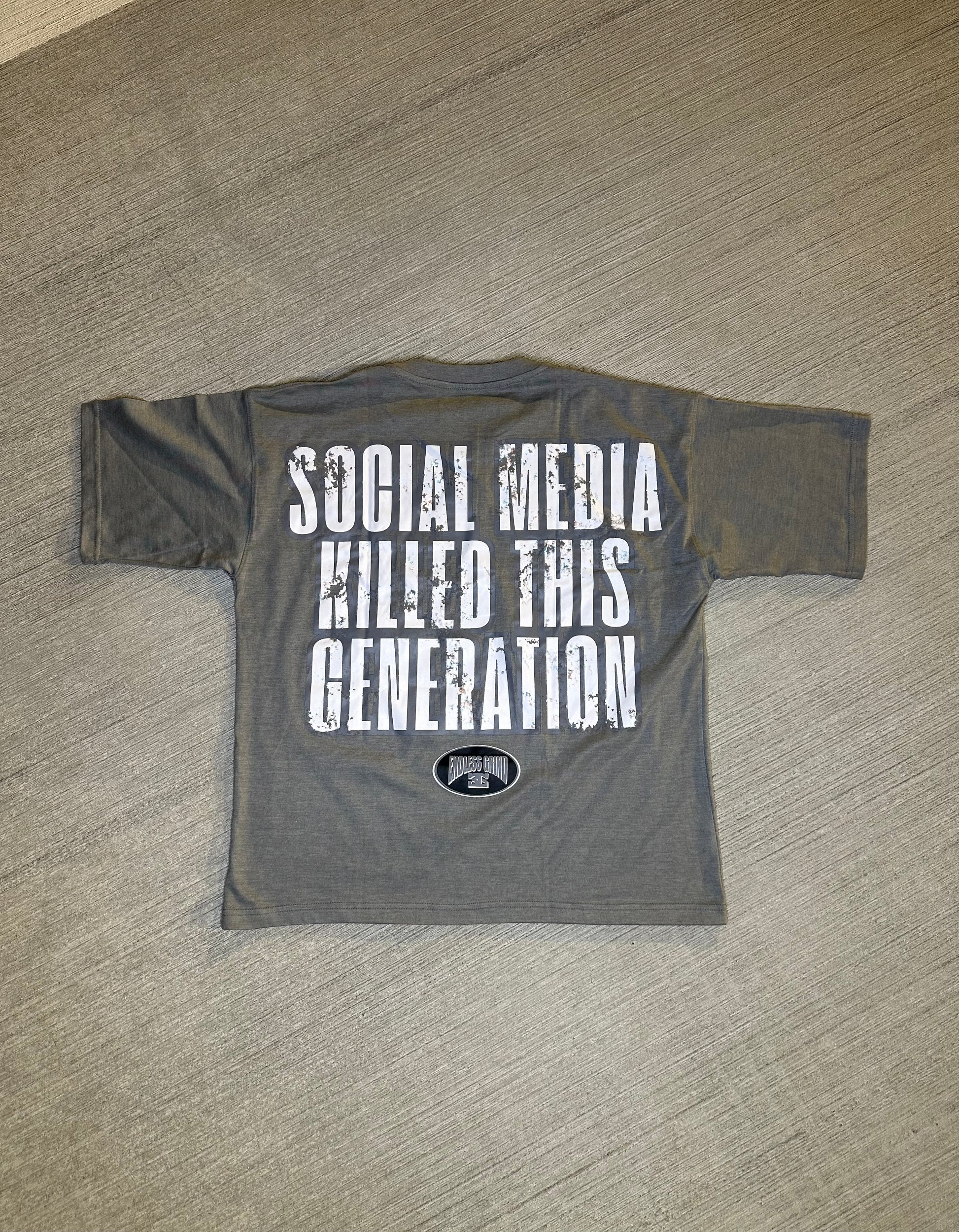 GREY “SOCIAL MEDIA” TEES