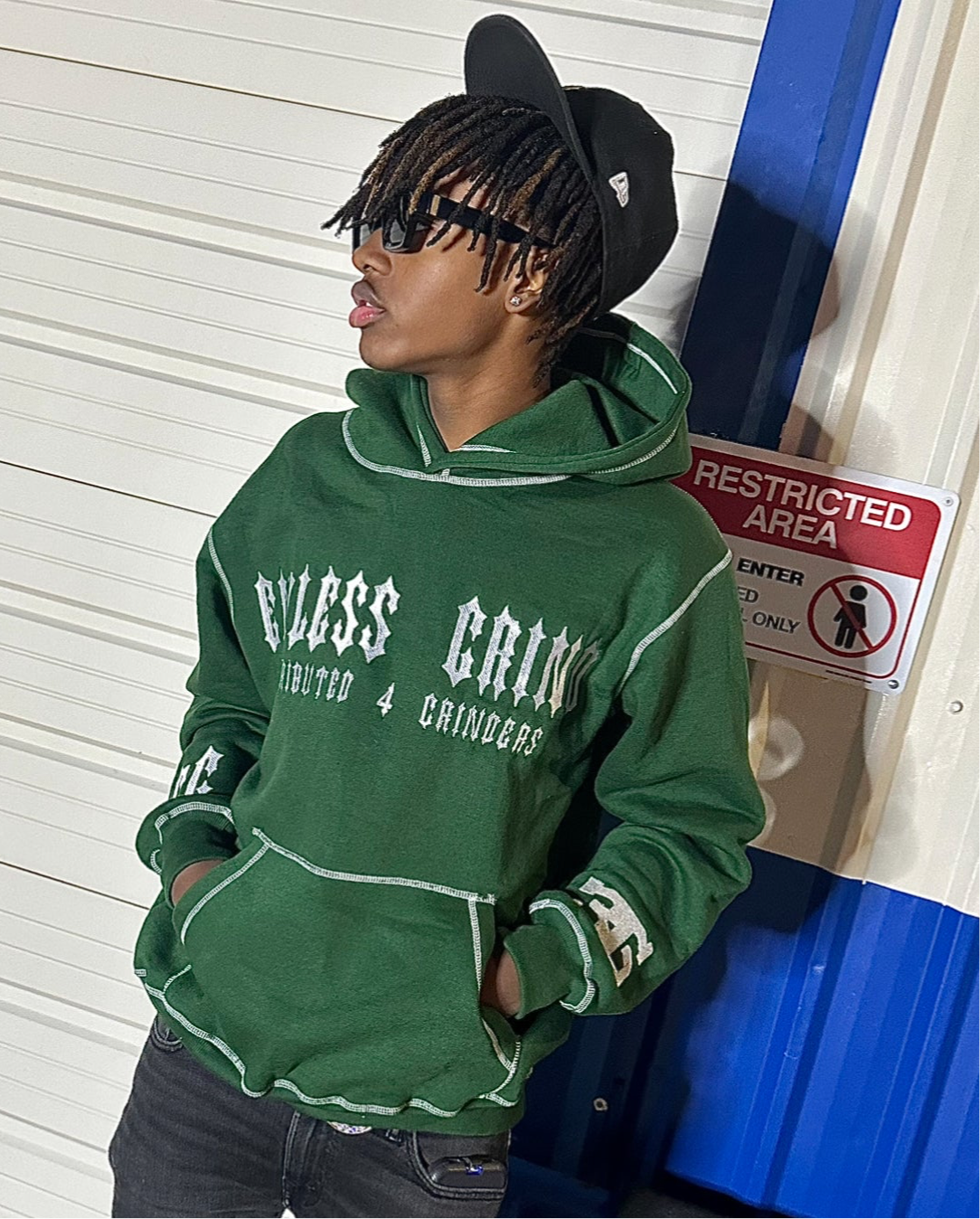 Green Late Nights Early Mornings Hoodie