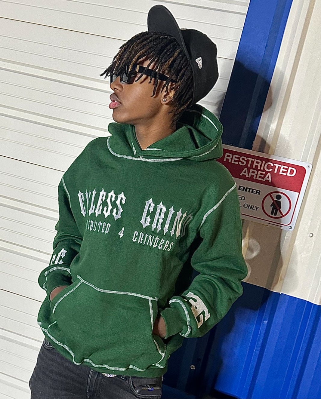 Green Late Nights Early Mornings Hoodie