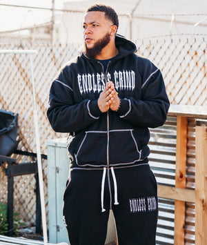 MIDNIGHT BLACK LNEM SWEATSUIT