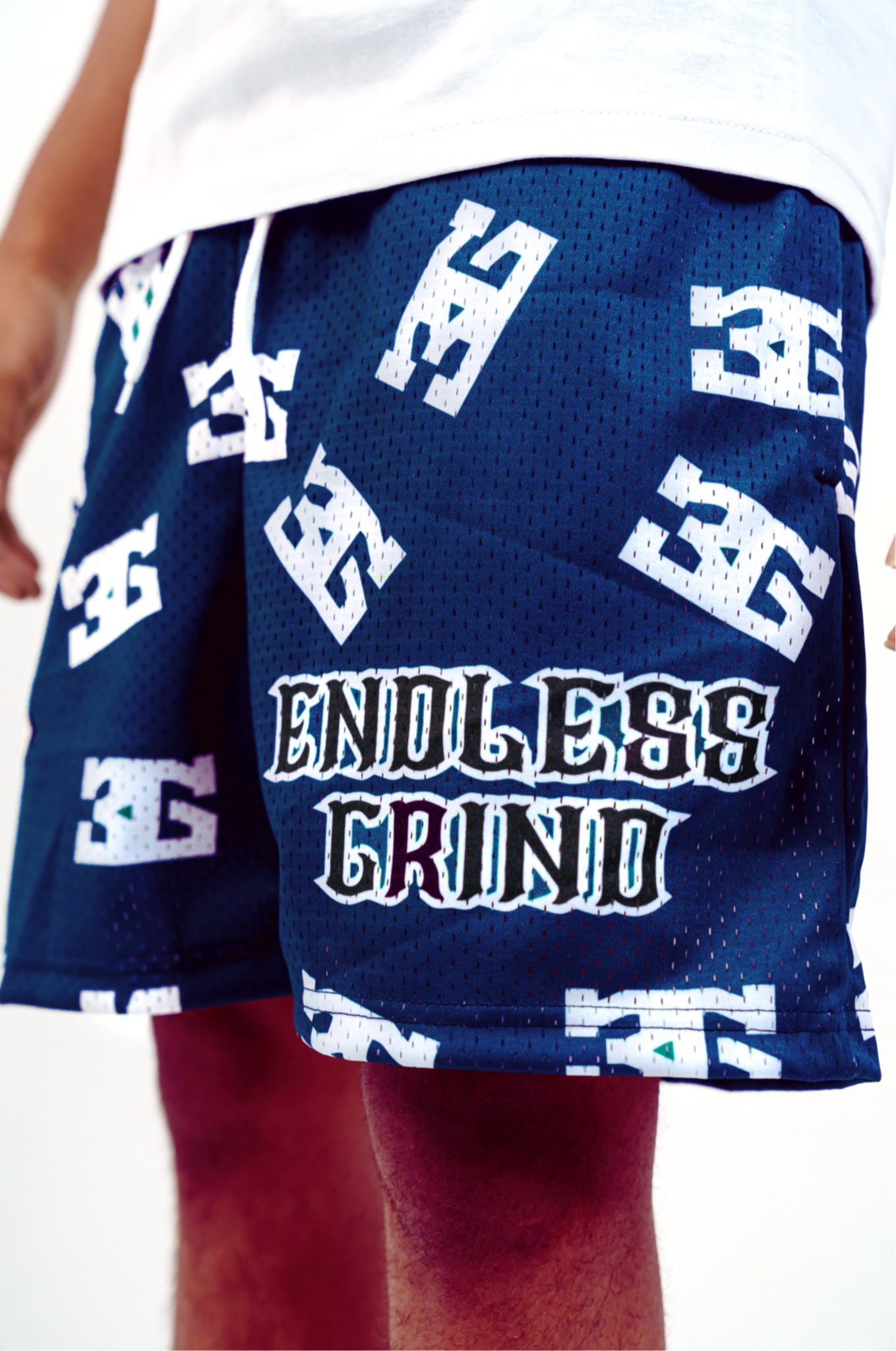 Navy World Series EG Shorts