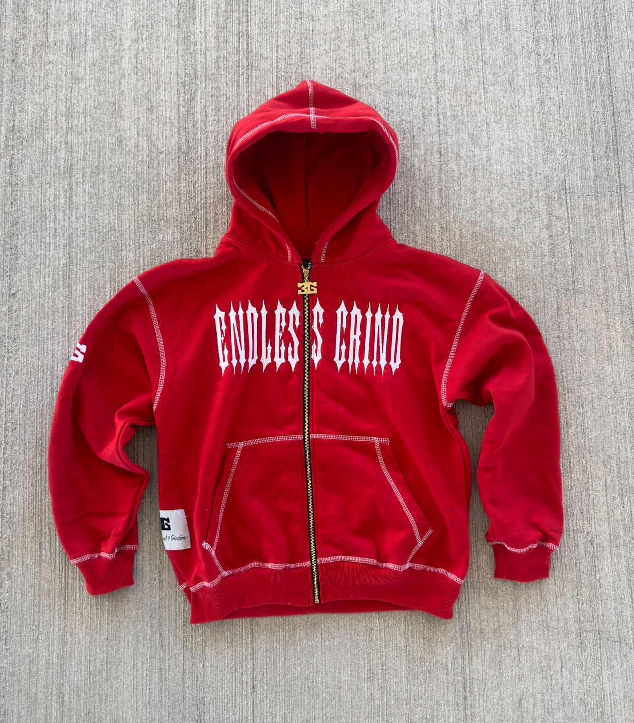 FIRE RED LNEM SWEATSUIT