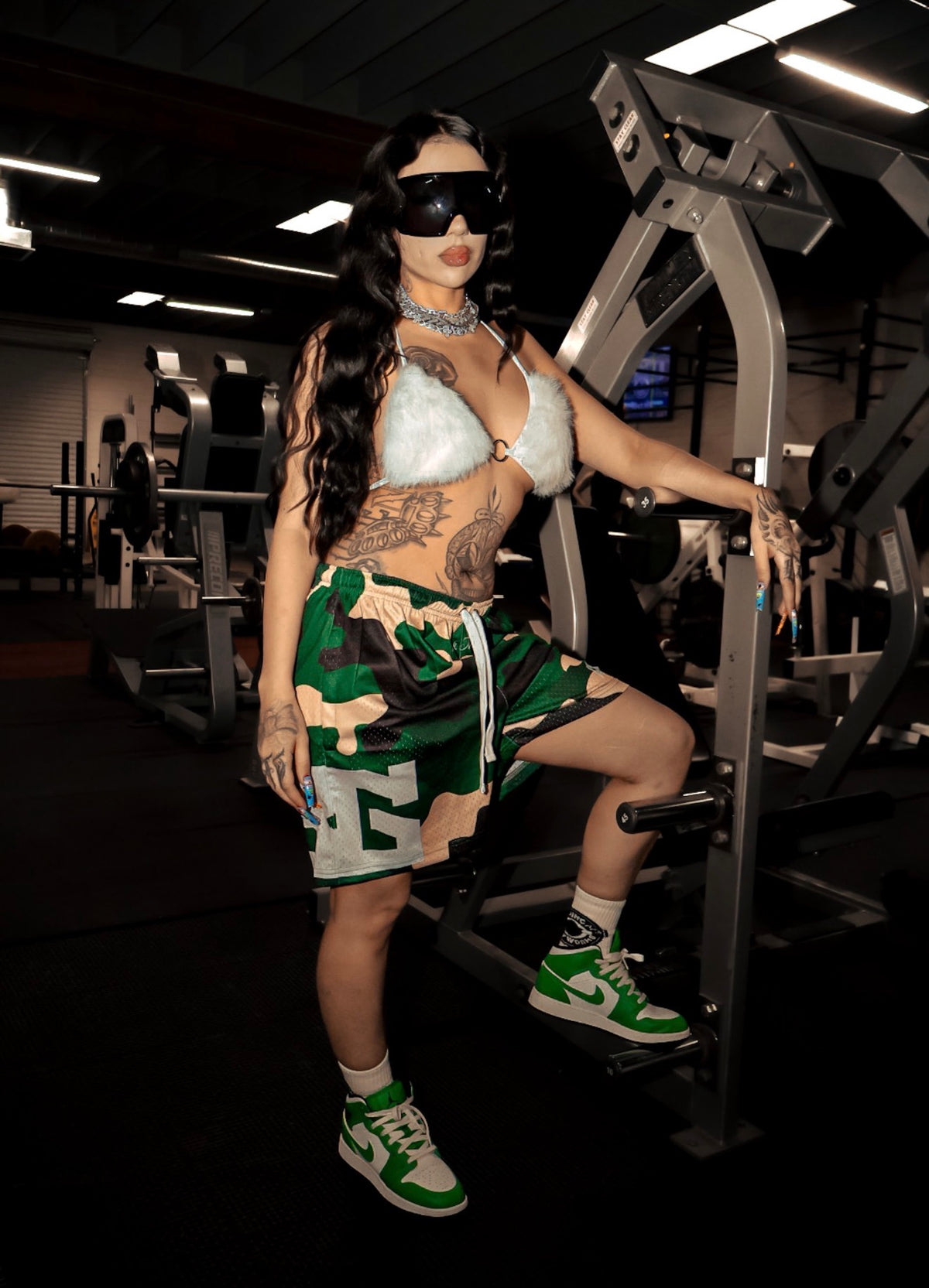 CAMO OVERTIME EG SHORTS