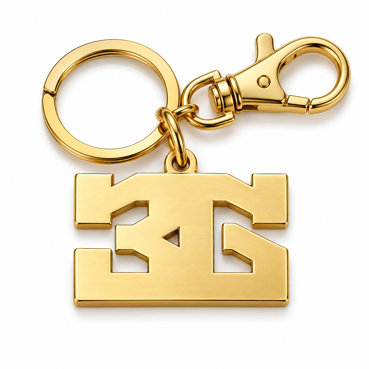 GOLD EG KEYCHAIN
