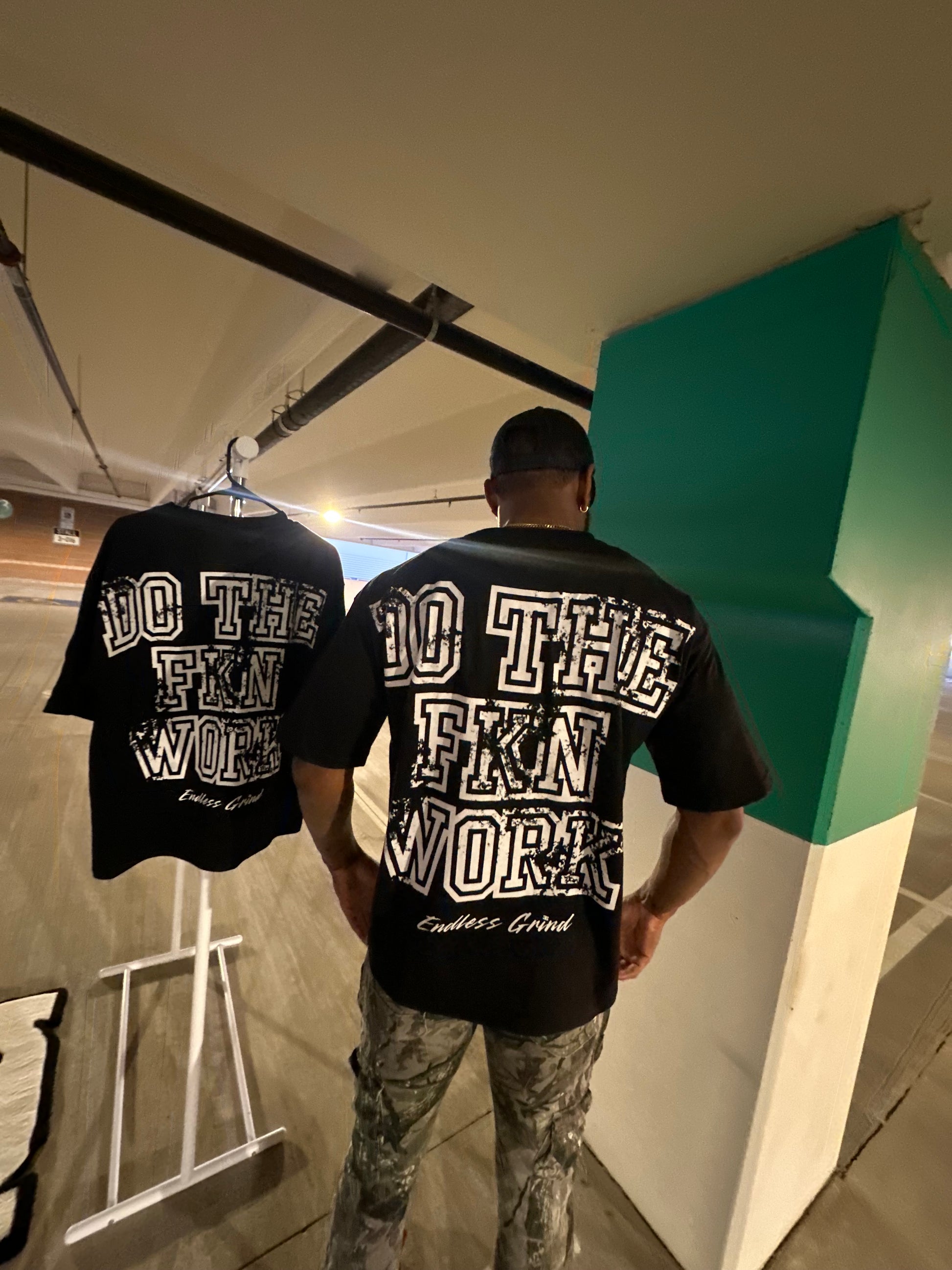 BLACK “DO THE FKN WORK” TEES