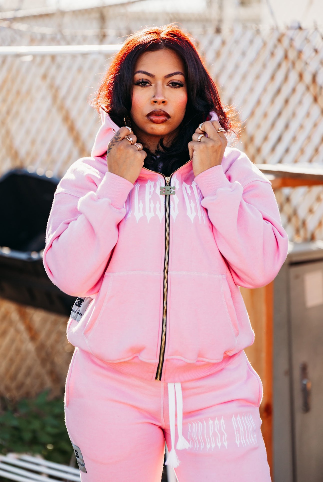 PINK LNEM SWEATSUIT