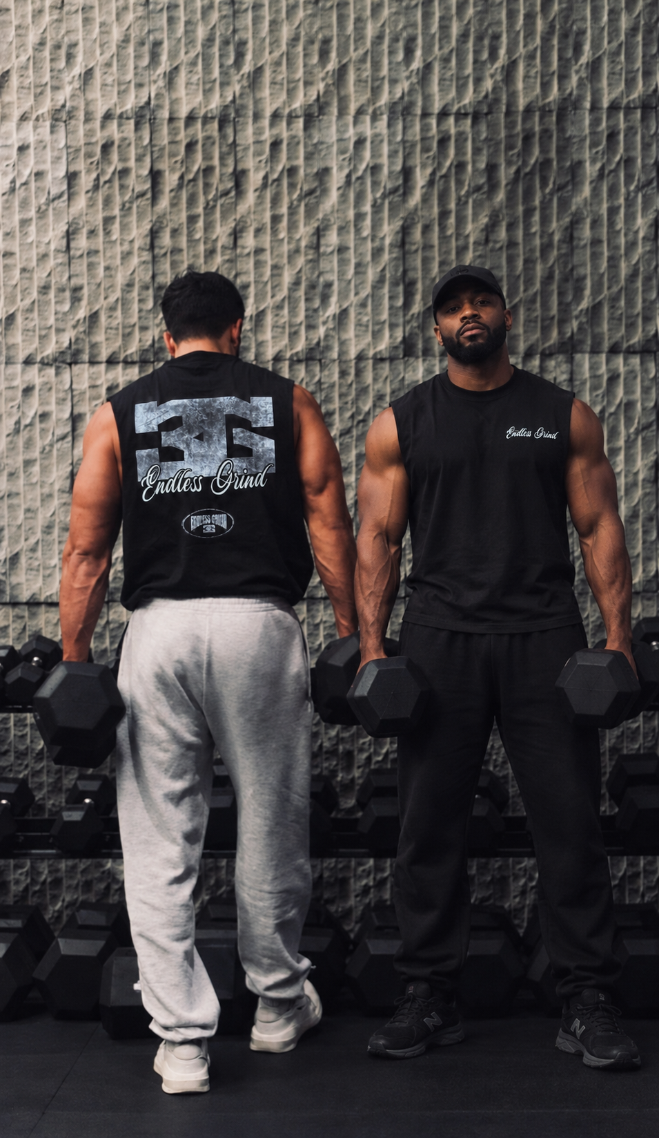 Concrete Sleeveless Tees