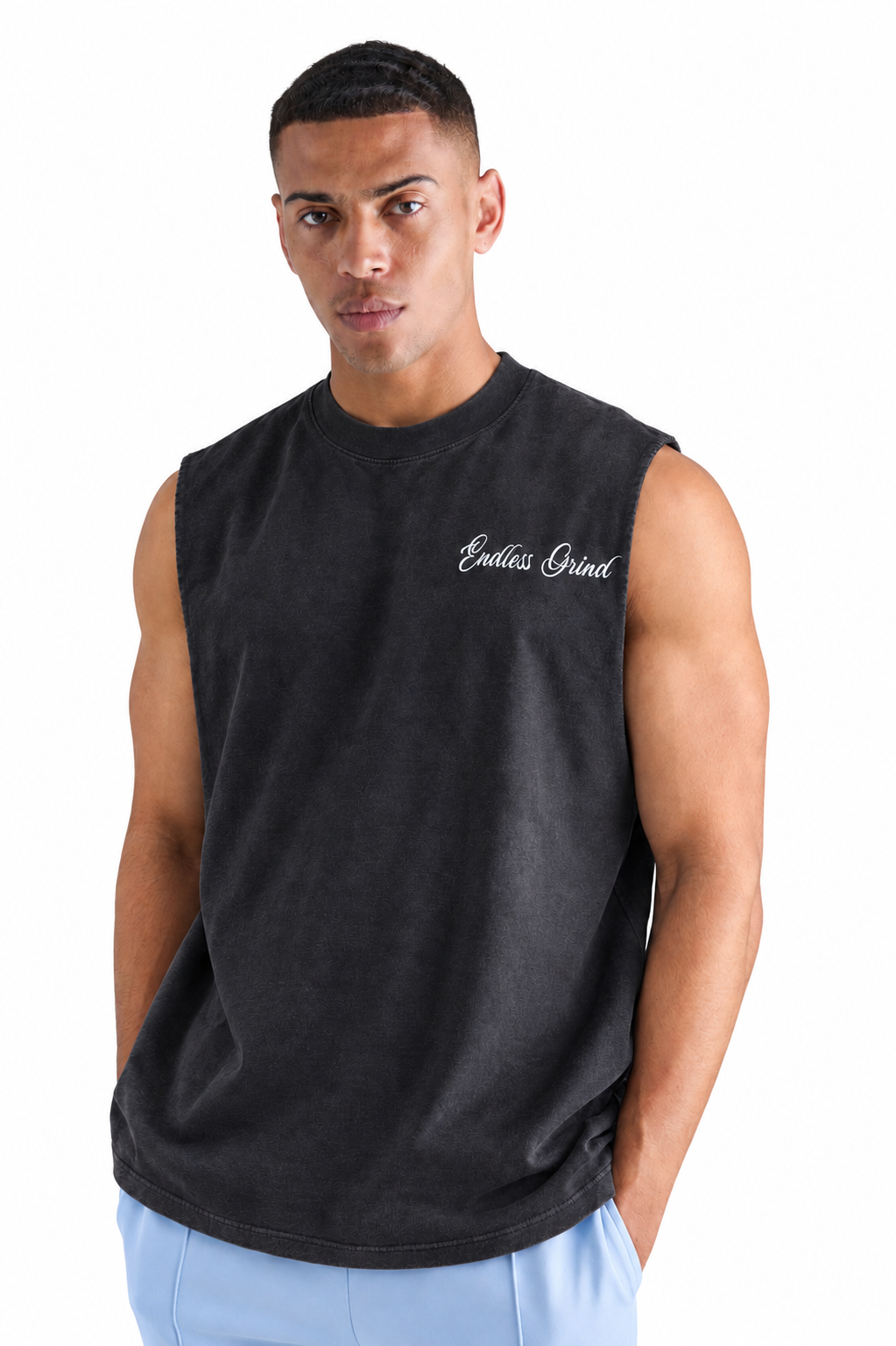 Concrete Sleeveless Tee
