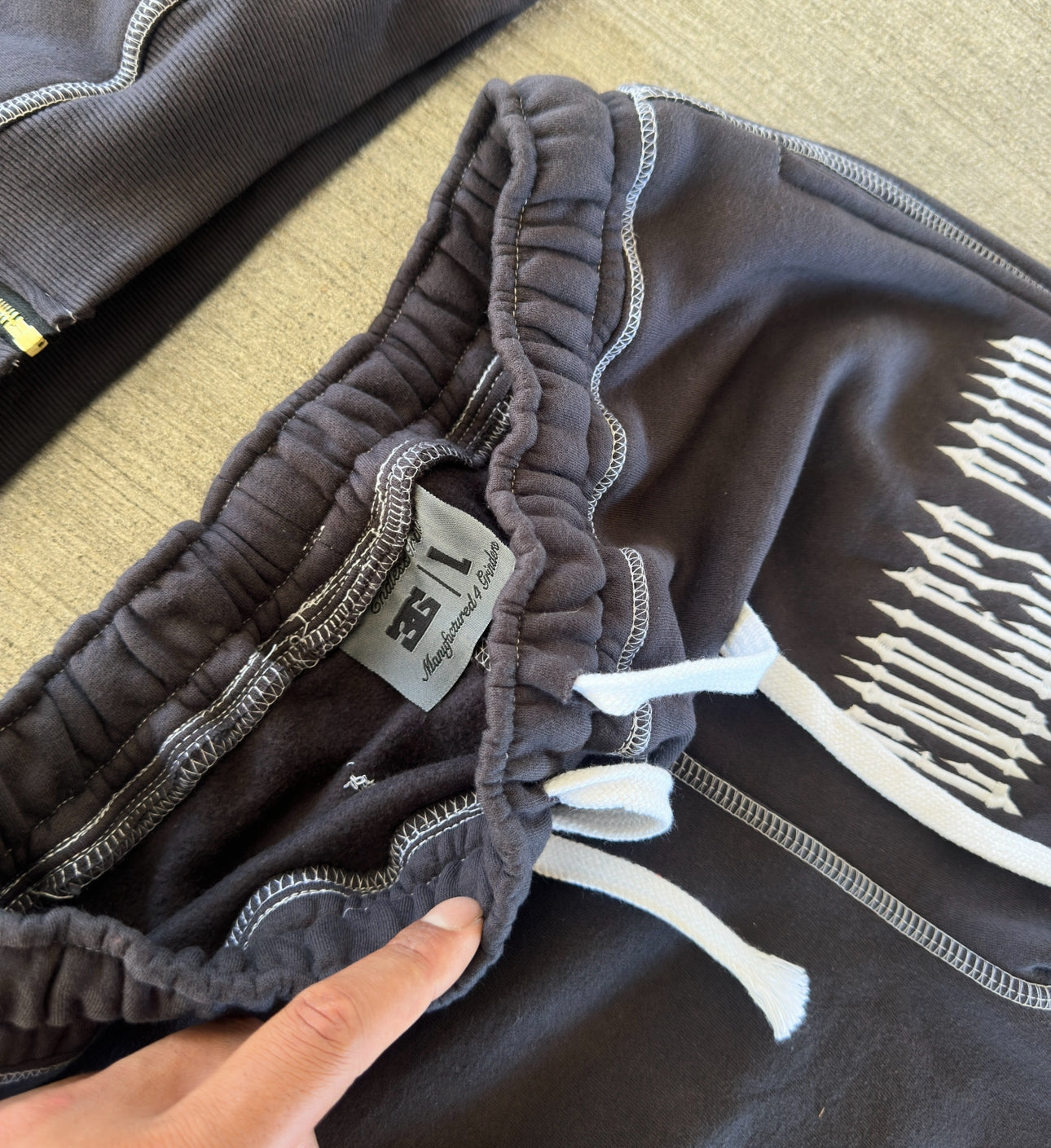 CHARCOAL GREY SWEATSUIT