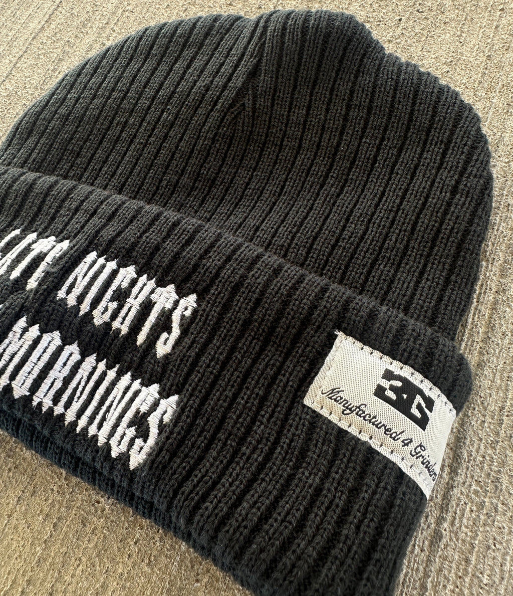 CHARCOAL GREY BEANIE