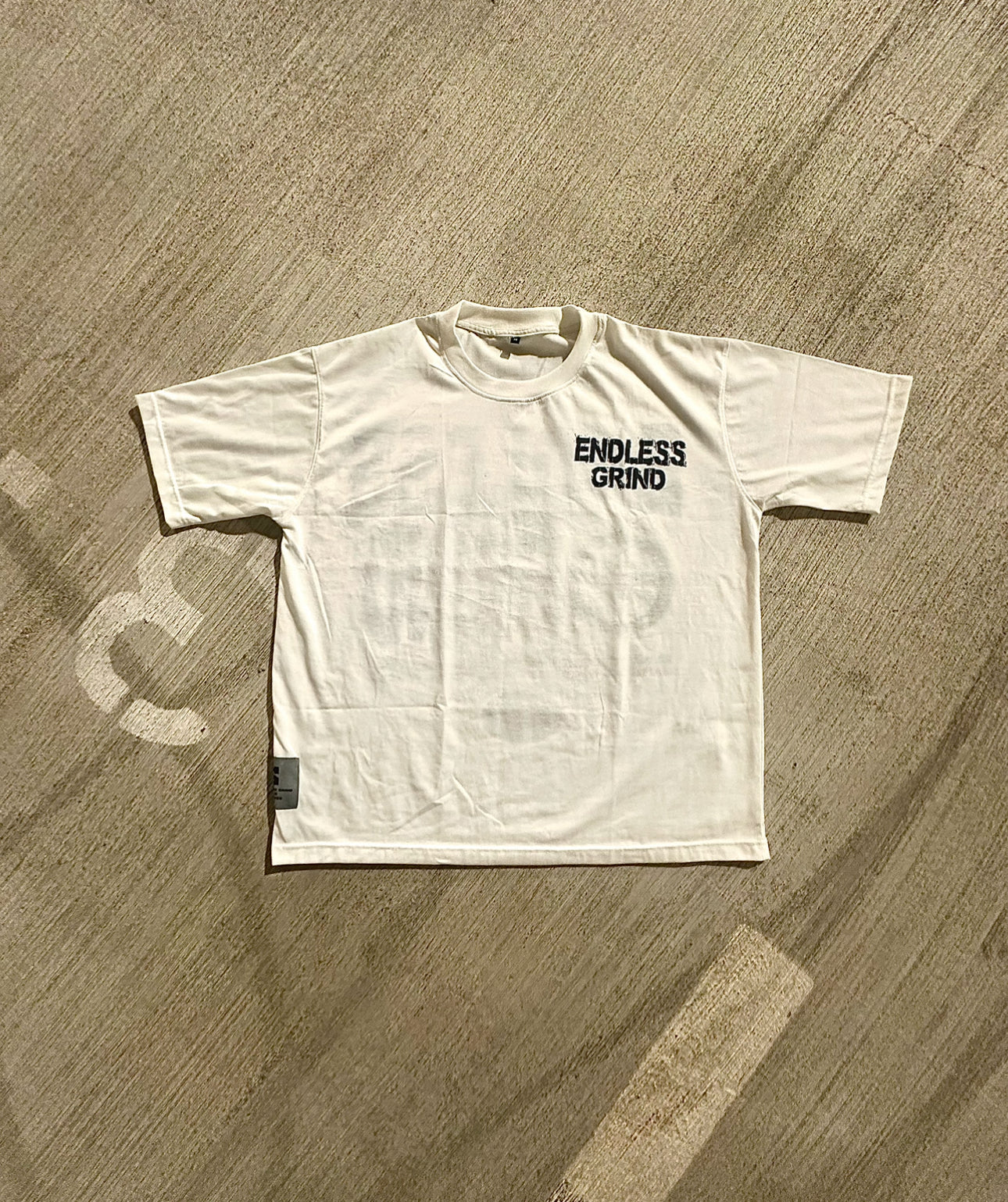 WHITE STATEMENT TEE