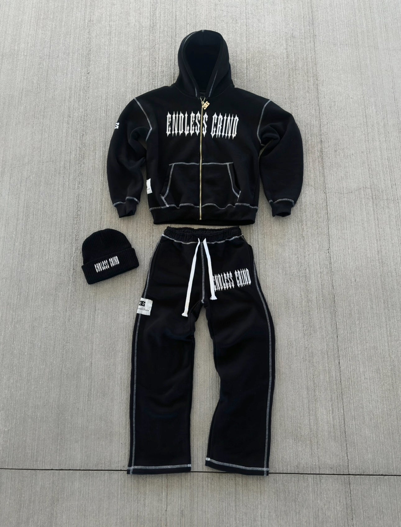 MIDNIGHT BLACK LNEM SWEATSUIT