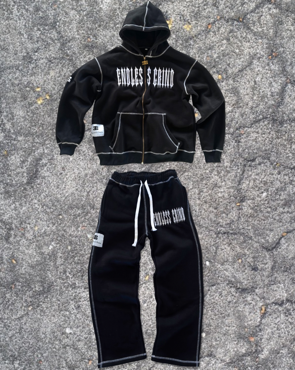 MIDNIGHT BLACK LNEM SWEATSUIT