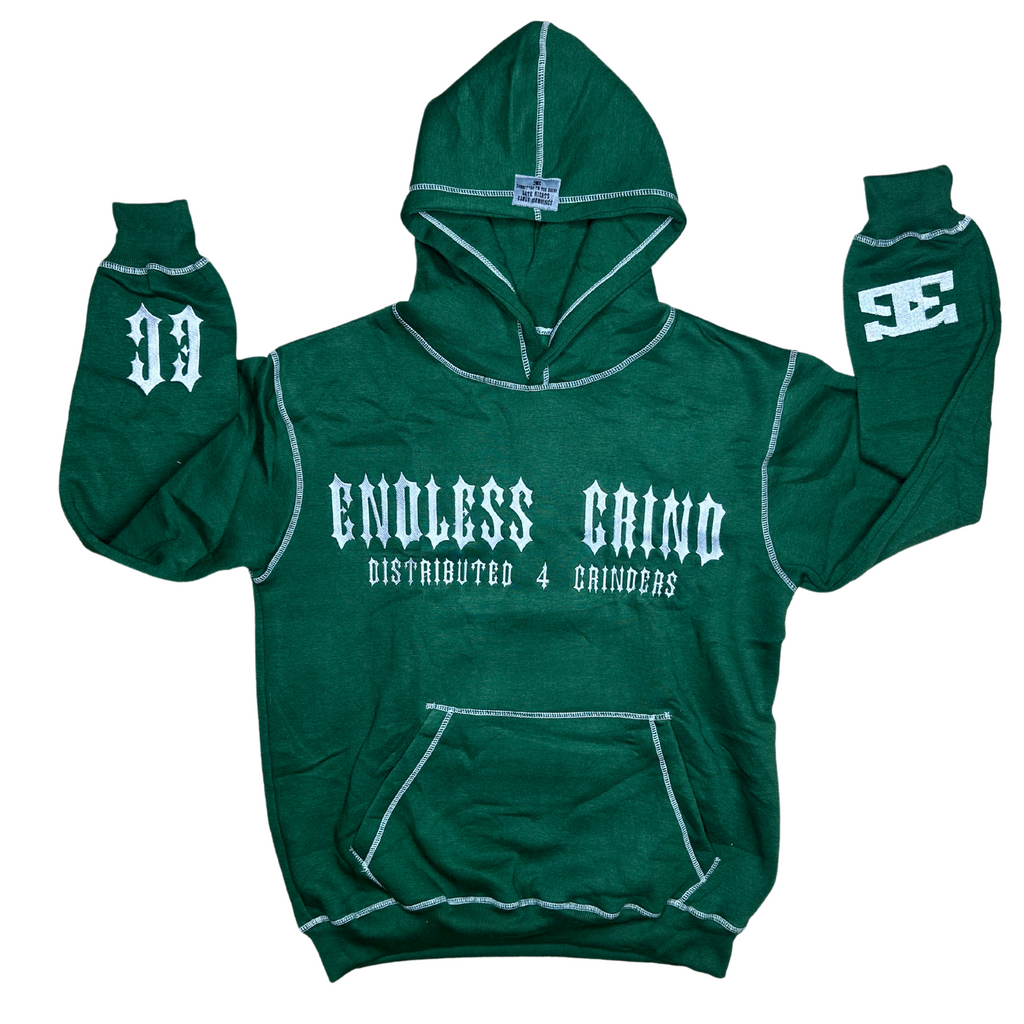 Green Late Nights Early Mornings Hoodie