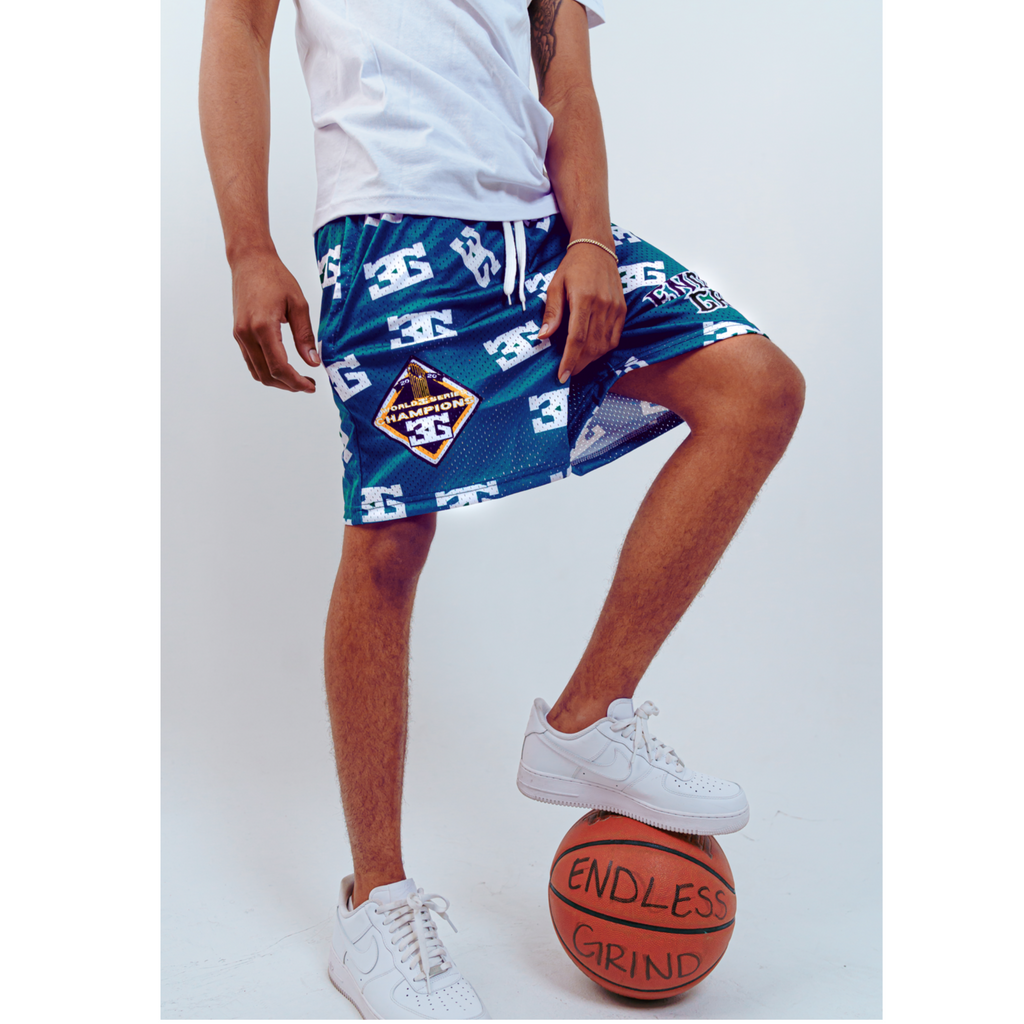 Navy World Series EG Shorts