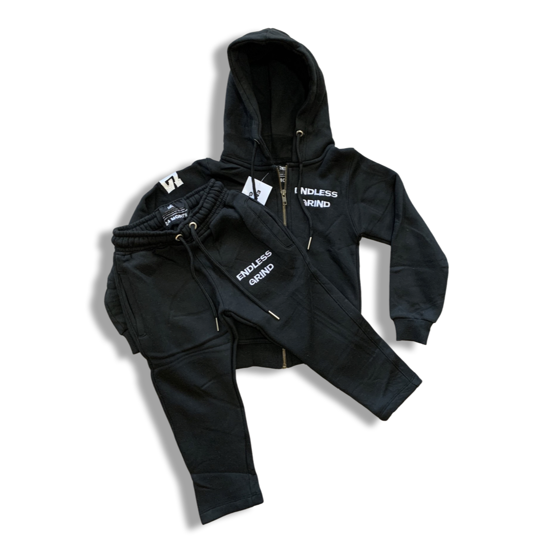 KIDS BLACK SWEATSUITS